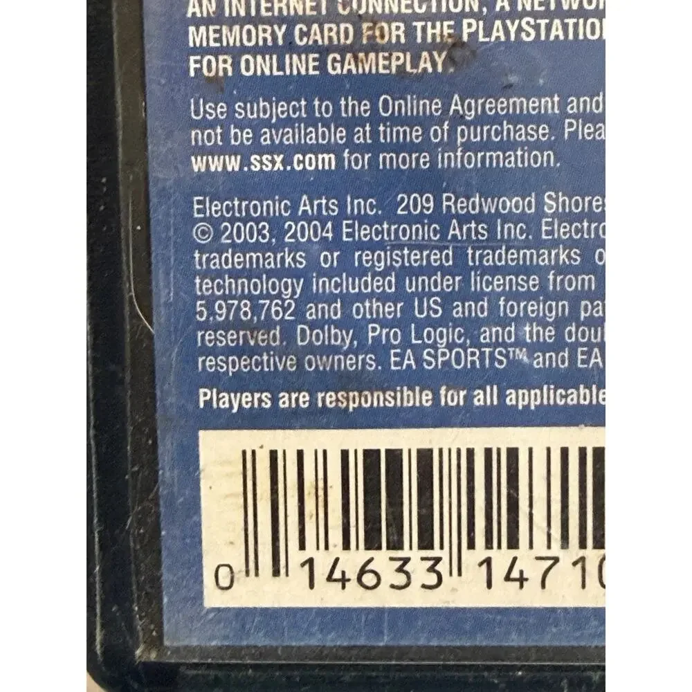 SSX 3 - Sony PlayStation 2 Greatest Hits (Untested) FREE SHIPPING